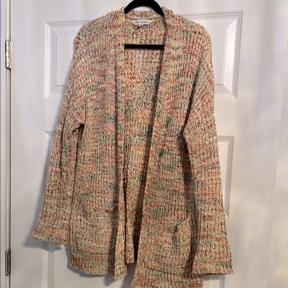 DAVI & DANI NWOTCream Chunky Knit Cardigan Sweater - Picture 2 of 8
